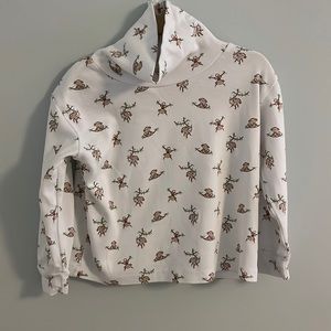 Little English, size 4T, turtleneck with monkeys